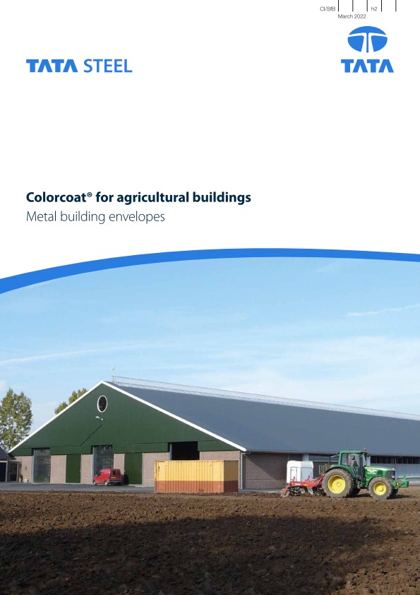 Tata Steel ColorCoat for Agricultural Buildings Datasheet