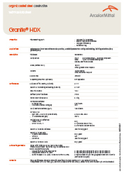 Granite HDX Data Sheets​